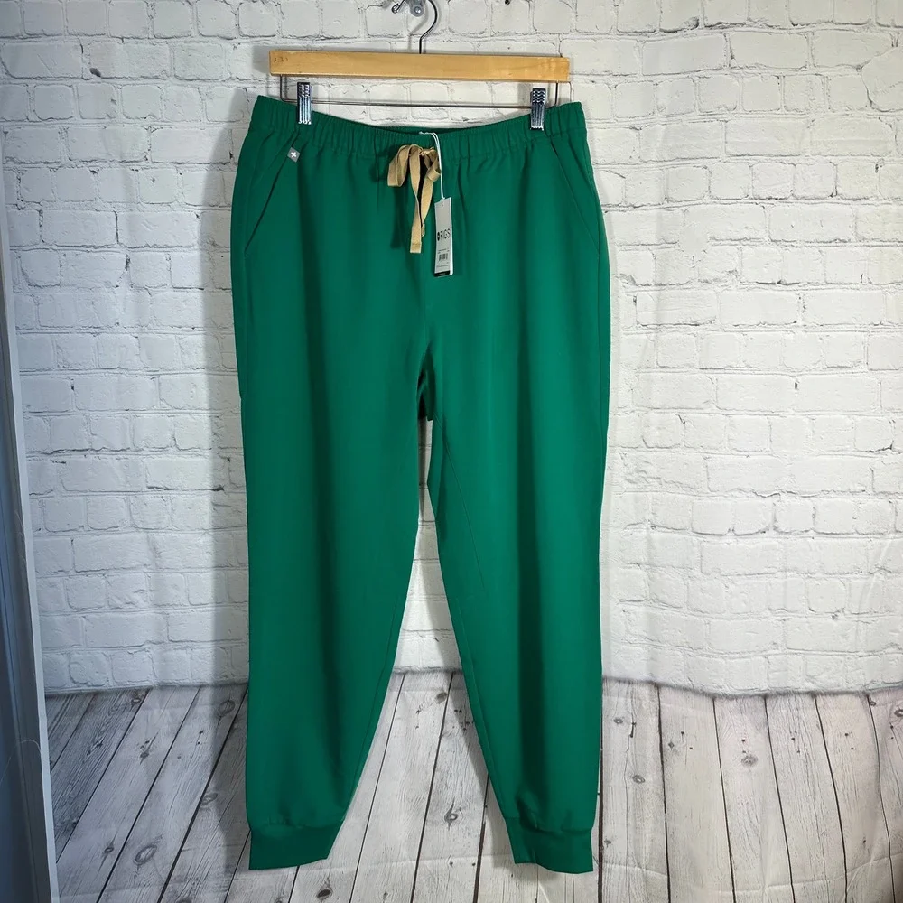 NEW FIGS Tansen Jogger Scrub Pants Mens Large Regular Green 1000203R NWT